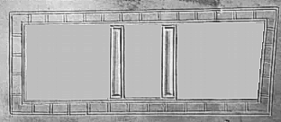 312 גבעת רם תרשים סכמטי של בנין על גלוסקמא רחמני